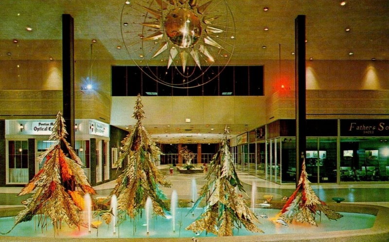 Summit Place Mall (Pontiac Mall) - Vintage Postcard (newer photo)